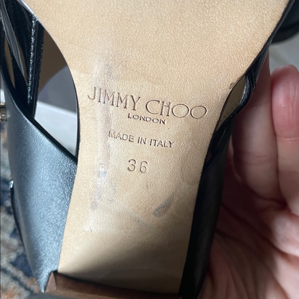 Like new jimmy choo patent leather heals 36 - Picture 4 of 6